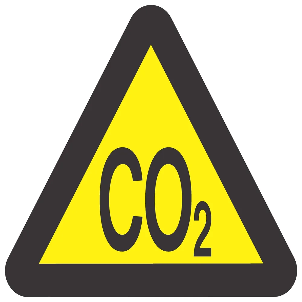 Beware Of Carbon Dioxide – Safety Sign (WW15)