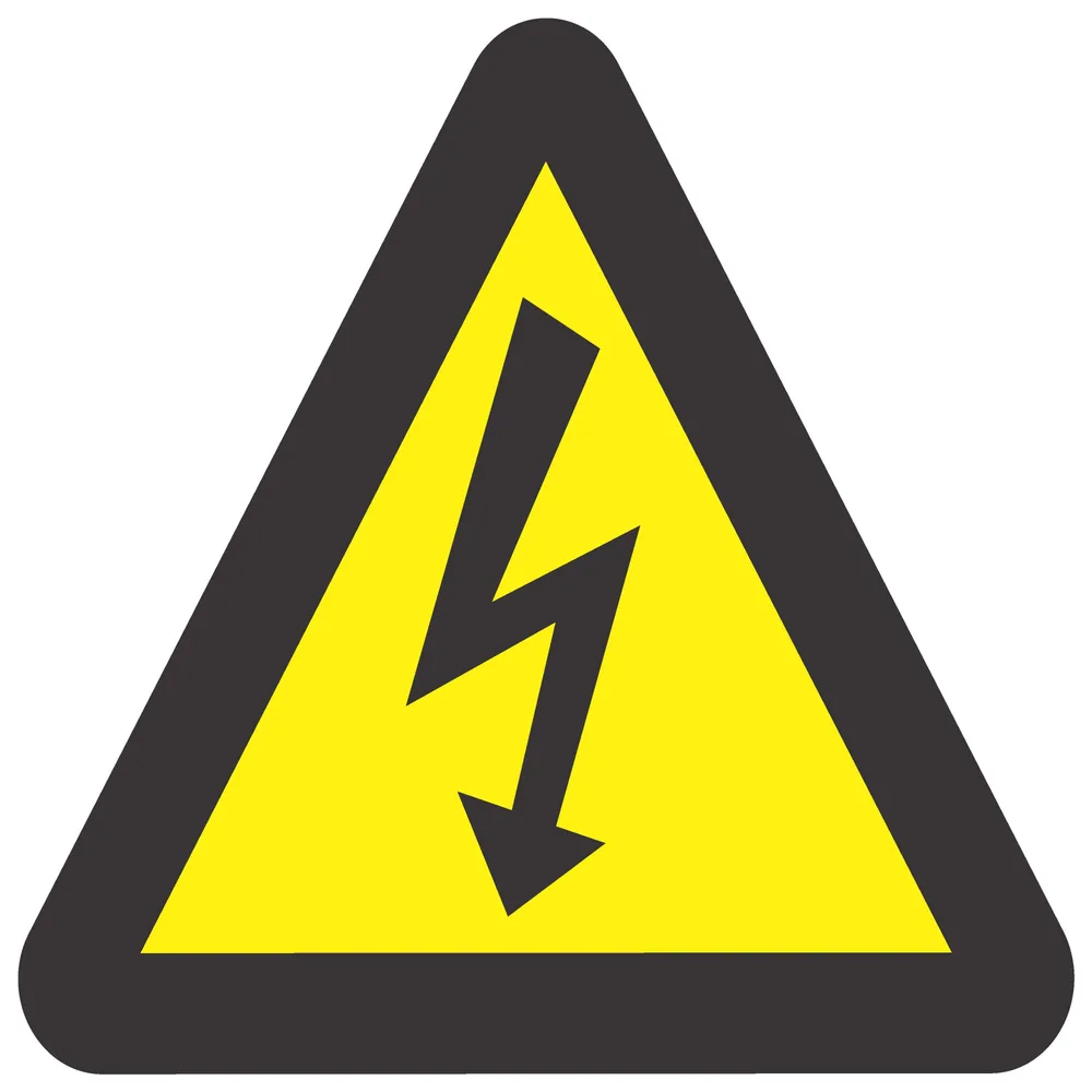 Beware Of Electric Shock – Safety Sign (WW7)