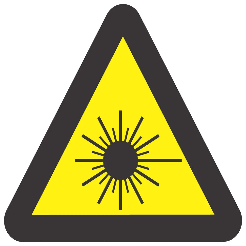 Beware Of Laser Hazard – Safety Sign (WW12)
