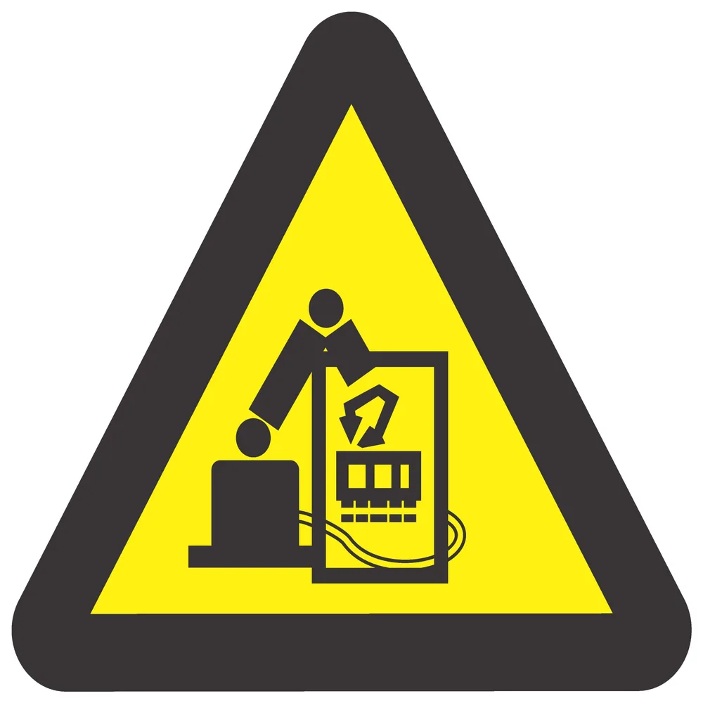Beware Of Robot – Safety Sign (WW34)