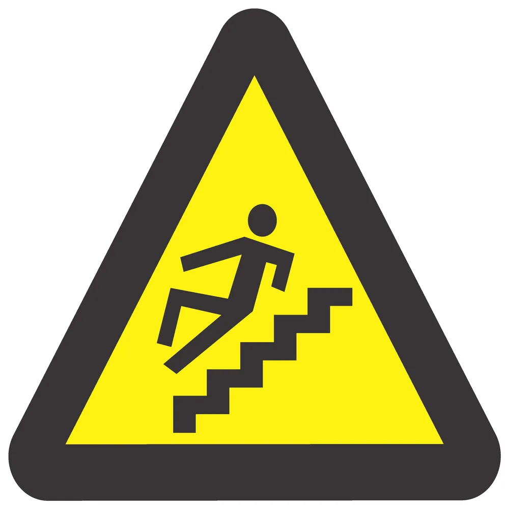 Beware Of Slippery Steps – Safety Sign (WW22)