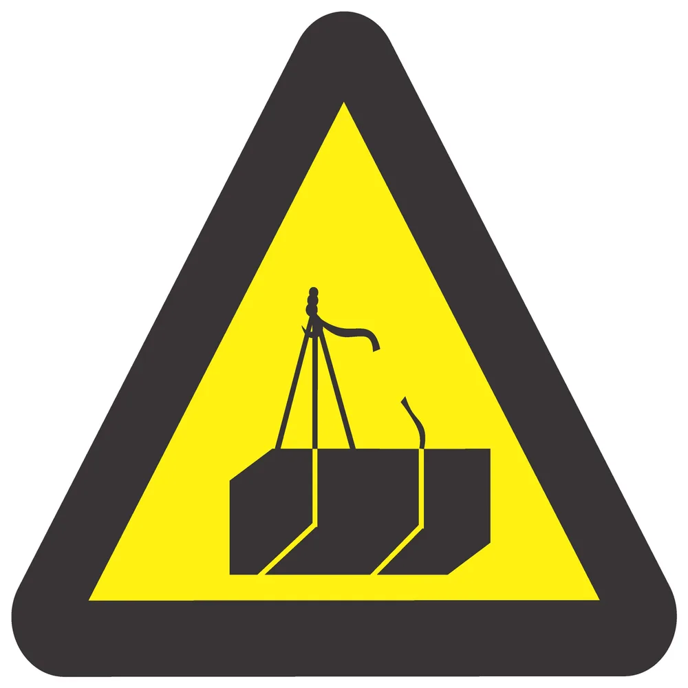 Beware Of Suspended Loads – Safety Sign (WW8)