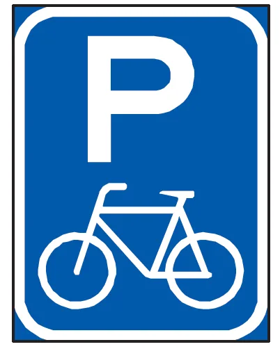 Bicycle Parking Class 1 Retro Reflective Road Road Sign (R304-P)