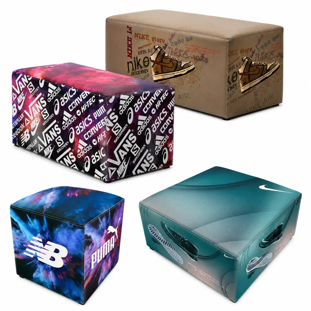 Branded Ottomans