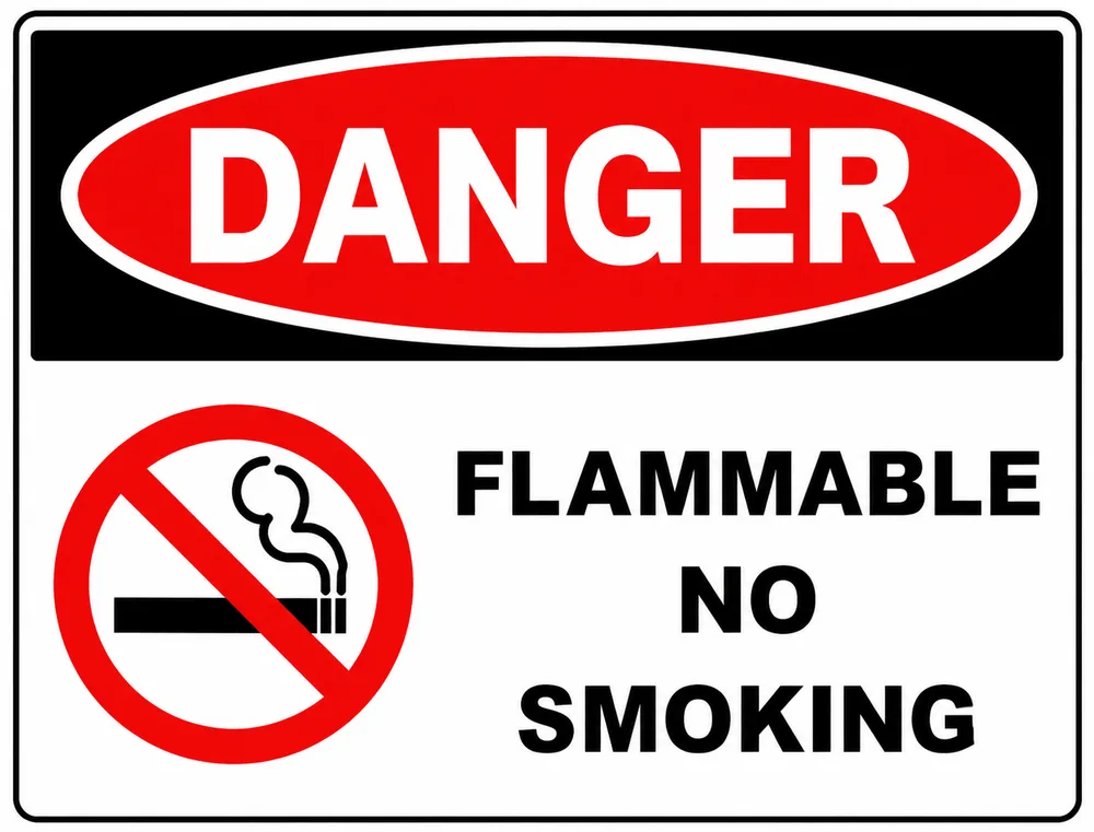 Danger: Flammable Safety Sign (DAN096)