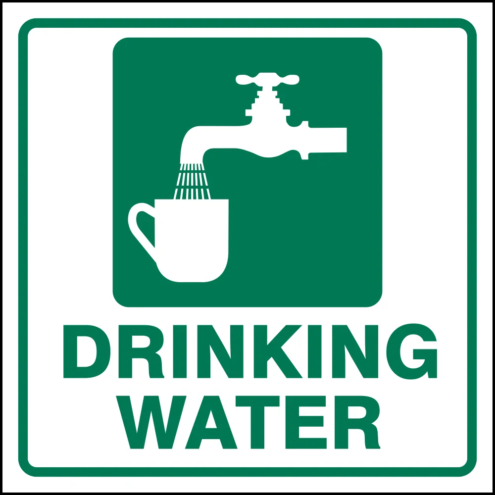 Drinking Water Safety Sign (GA6A)